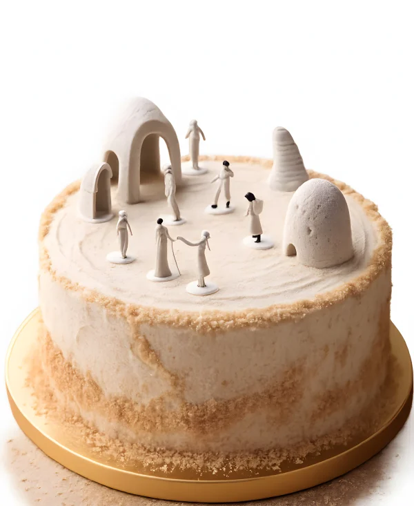 Необычный торт в стиле пустыни Фото