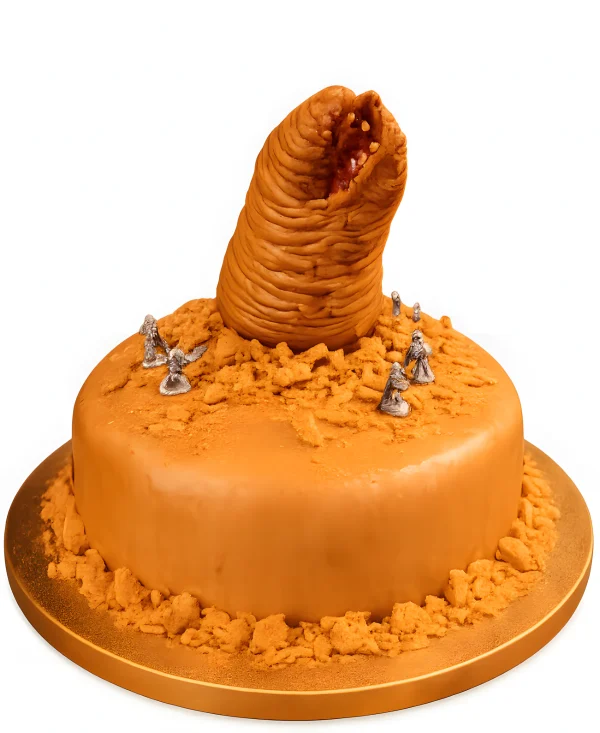 Оригинальный торт с песком и Фрименами Фото