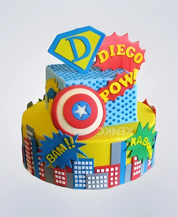 Торт Мстители из комиксов Фото