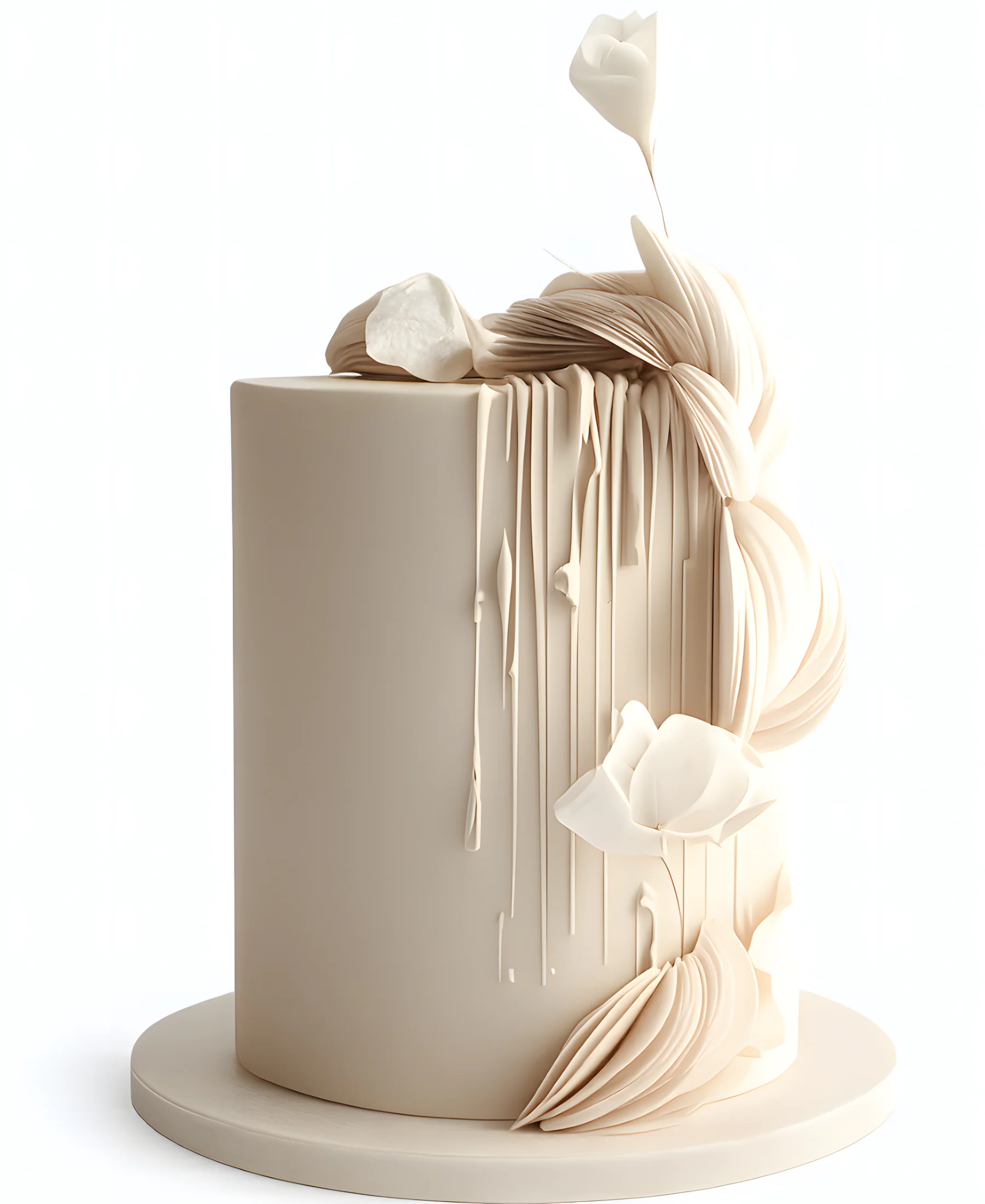 Торт на 8 марта в минималистичном стиле Фото