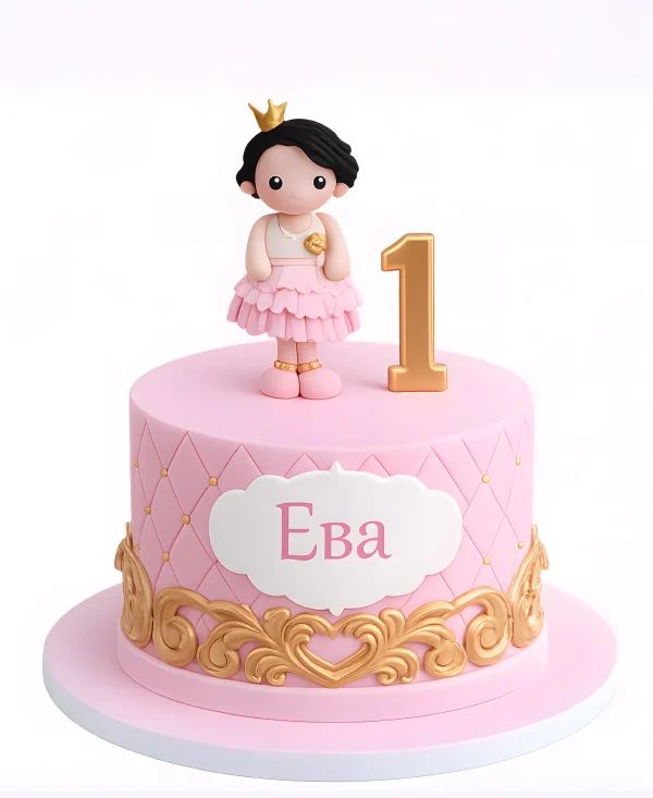 Детский тортик для девочки на день рождения 1 год Фото