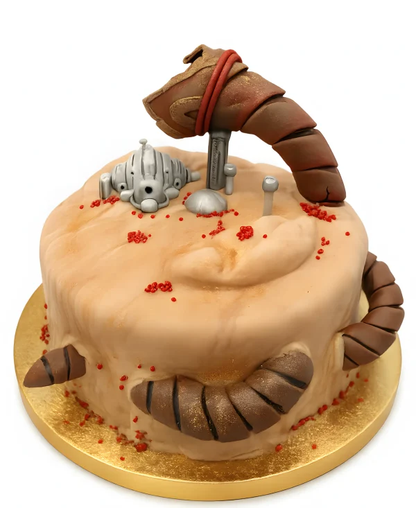 Торт с червем из Арракиса Фото