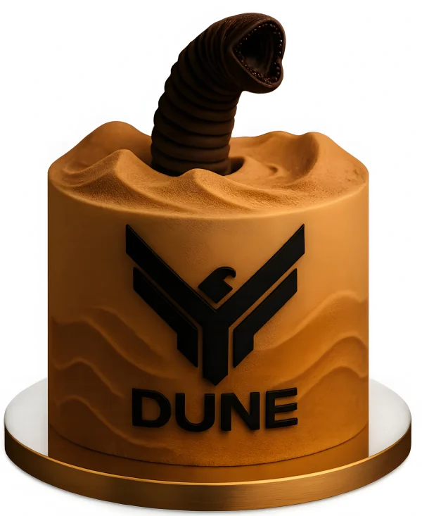 Торт с песчаным червем из Дюны Фото