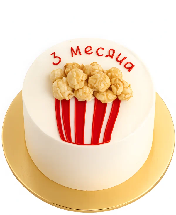 Бенто-торт с попкорном Фото