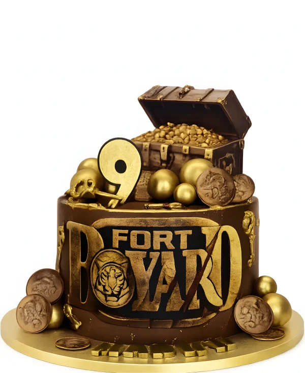 Торт Форт Боярд с сундуком Фото