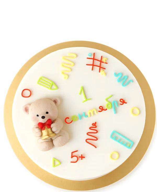 Милый бенто-торт на 1 сентября Фото