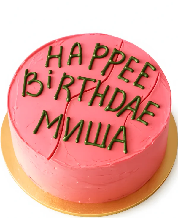 Торт Хагрида для Гарри Фото