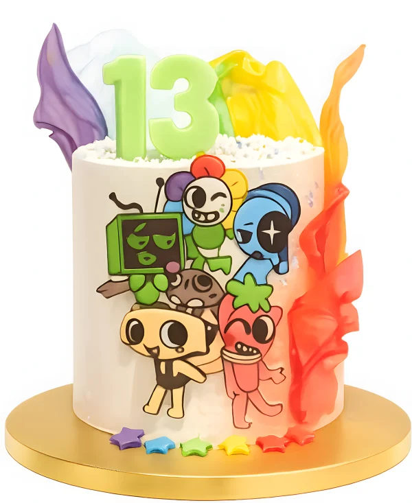 Торт на 13 лет Мир Денди Фото