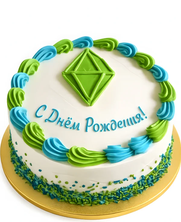 Торт с логотипом игры Симс Фото