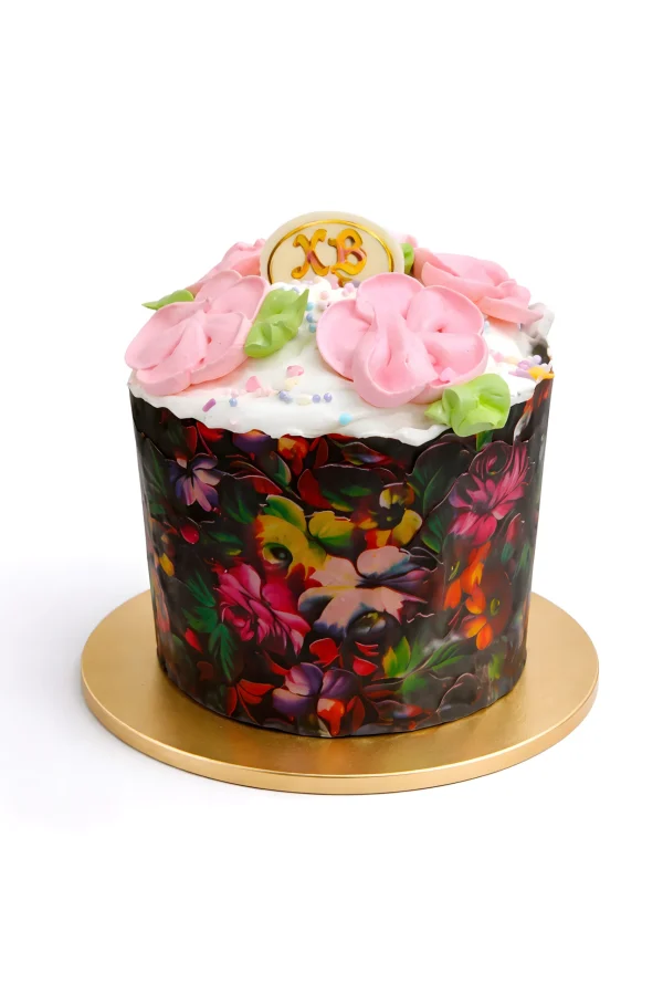 Пасхальный Кулич с шоколадным топпером ХВ Фото