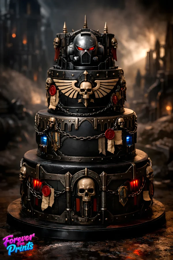 Торт в четыре яруса по игре Вархаммер Фото