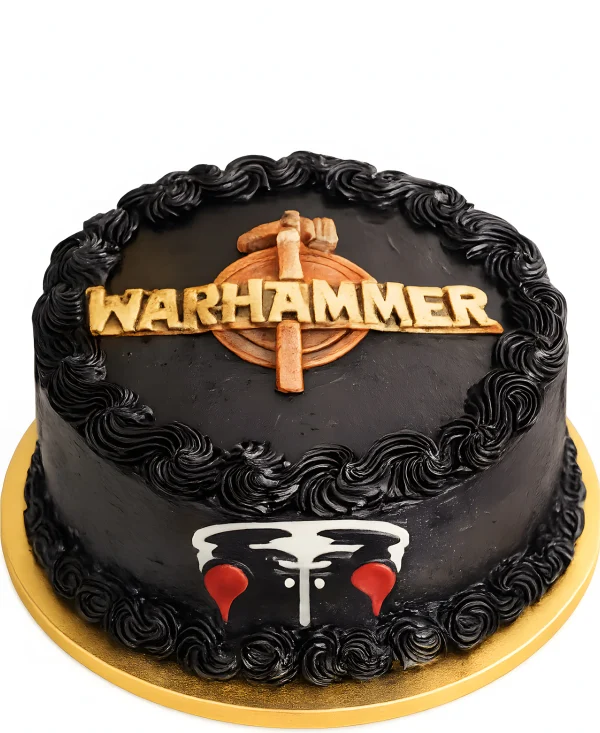 Черный торт по игре Вархаммер Фото