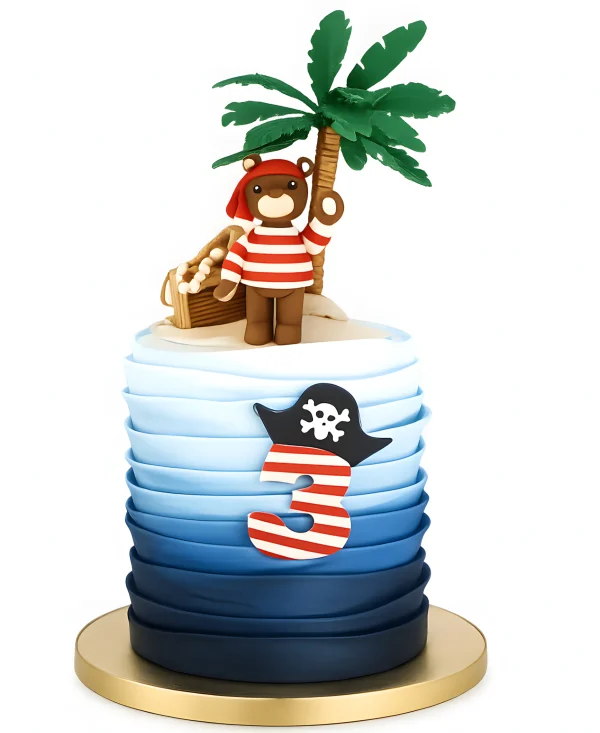 Торт с пиратами для мальчика Фото