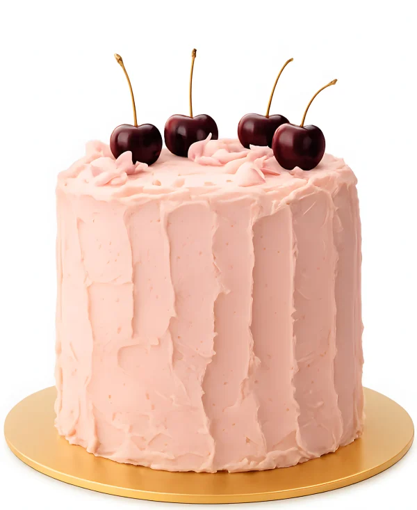 Нежный торт с черешней Фото