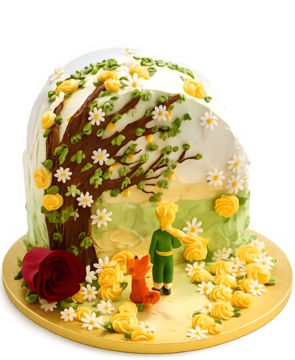 Торт с маленьким принцем под деревом Фото