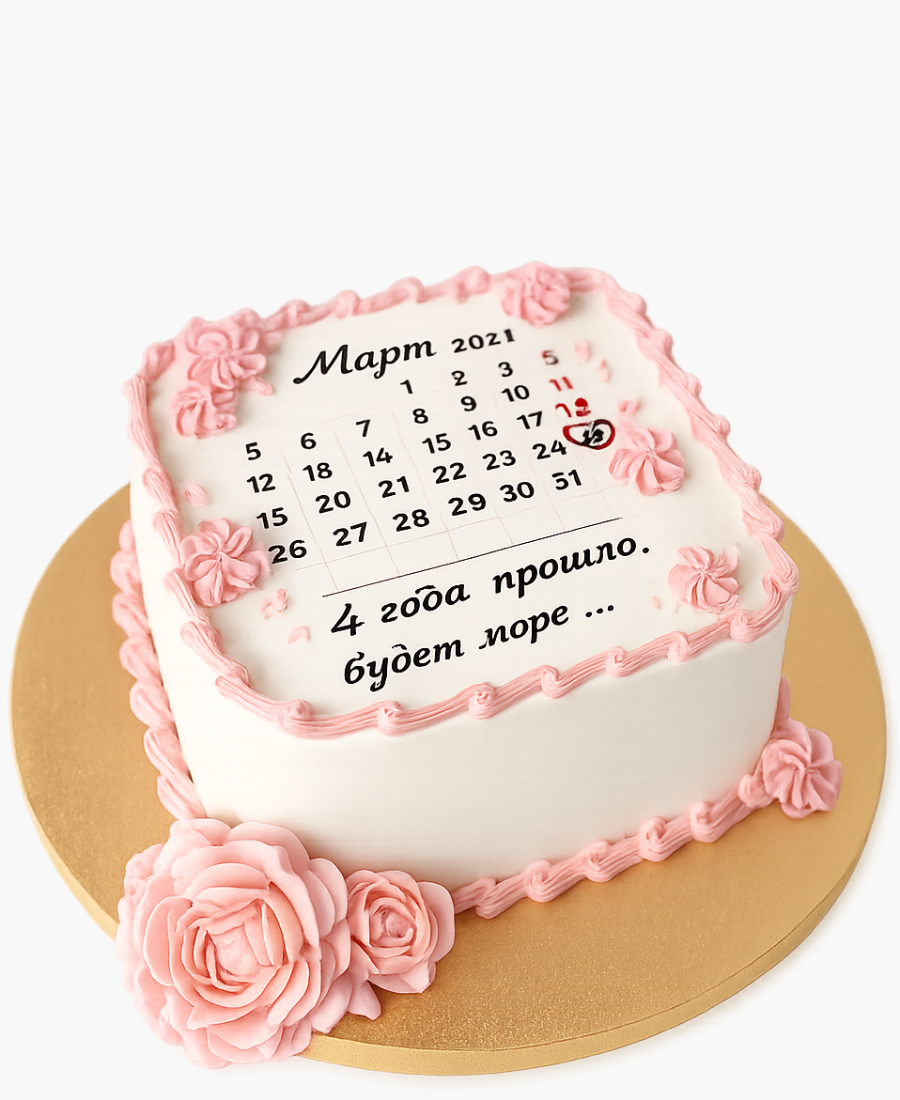 Торт с розами Фото