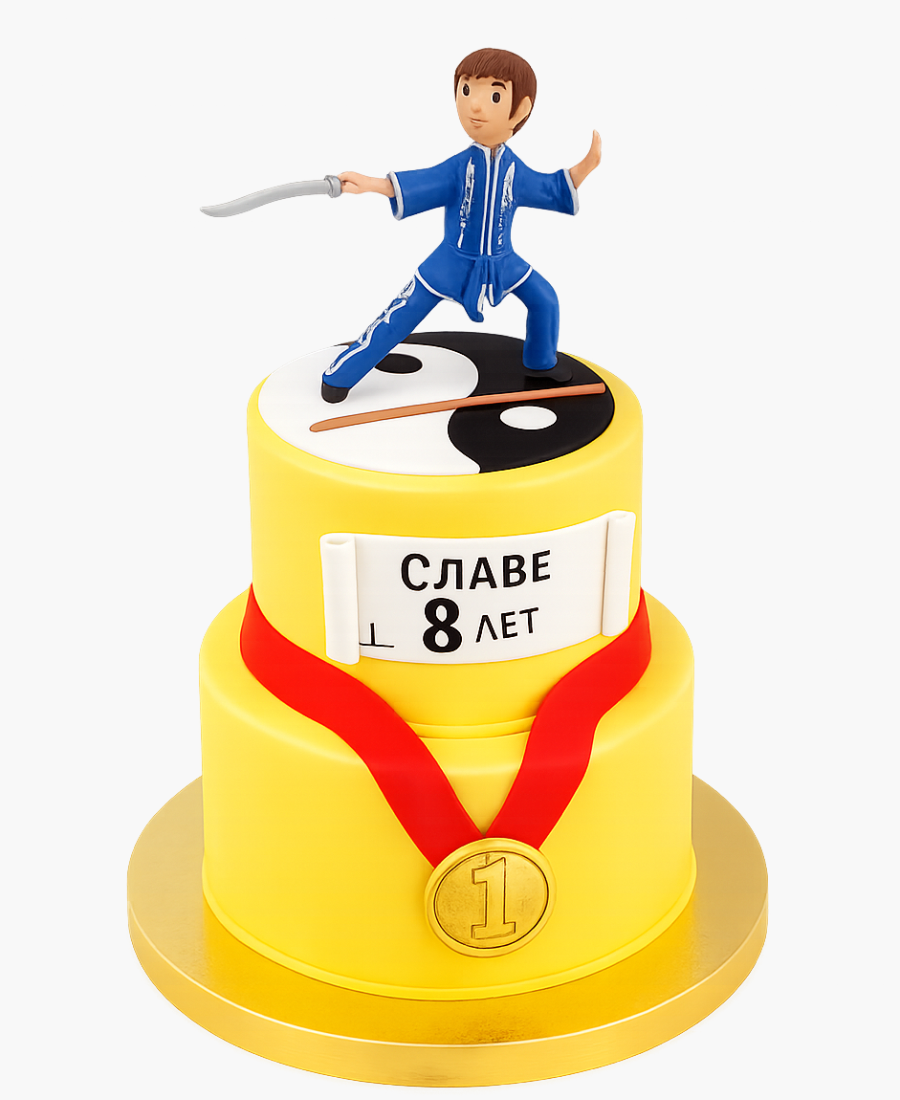 Торт на 8 лет в стиле Ушу Фото